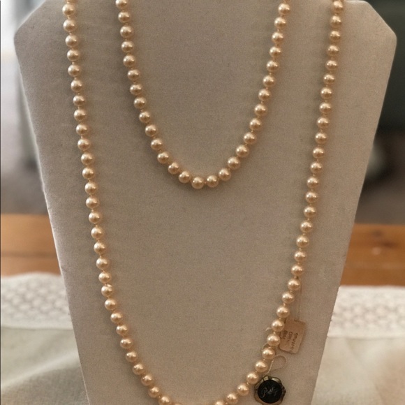 Vintage 1960’s Prestige glass pearls 54”extra long - Picture 7 of 13